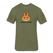 Wanna Swap T-Shirt - heather military green