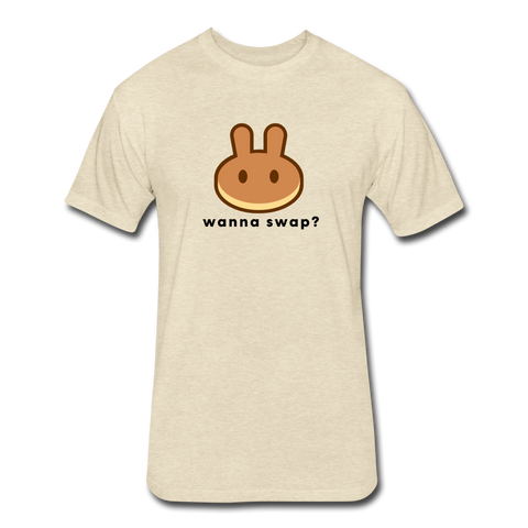 Wanna Swap T-Shirt - heather cream