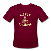 Men’s Moisture Wicking Performance T-Shirt - burgundy