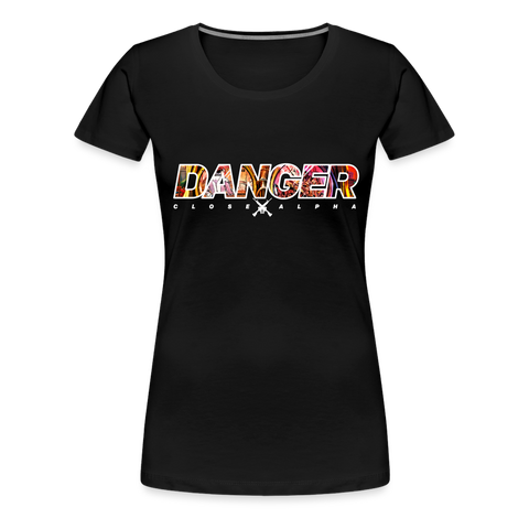 Women’s T-Shirt - DANGER CLOSE ALPHA BLACK - black