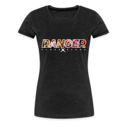 Women’s T-Shirt - DANGER CLOSE ALPHA BLACK - charcoal grey