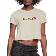Women's Crypto Croptop - DCA (Dark) w NFT Character (Back) - dust