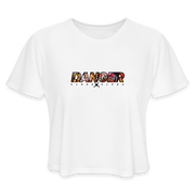 Women’s Crop Top - DANGER CLOSE ALPHA (Light) - white