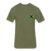 DCA Logo Crypto T-Shirt w NFT Character (Back) - heather military green