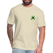 DCA Logo Crypto T-Shirt w NFT Character (Back) - heather cream