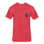Men's Gas Mask T-shirt w NFT Character (Back) - heather red