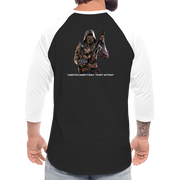 Danger Close Alpha - Crypto Baseball T-shirt - (Dark) - black/white