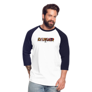 Danger Close Alpha - Baseball T-Shirt (Light) - white/navy