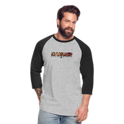 Danger Close Alpha - Baseball T (Light) - Question Everything (Back) - heather gray/black