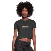 Women's Croptop - The Engineer (Dark) - Danger Close Alpha - deep heather