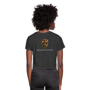 Women's Croptop - The Engineer (Dark) - Danger Close Alpha - deep heather