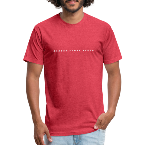 Danger Close Alpha w NFT Character (Back) - heather red