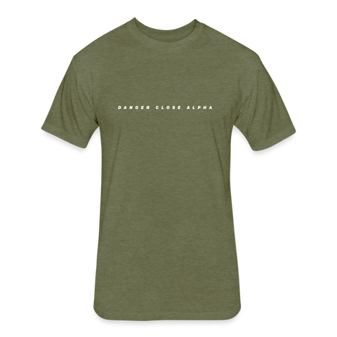 Danger Close Alpha w NFT Character (Back) - heather military green