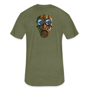Danger Close Alpha w NFT Character (Back) - heather military green