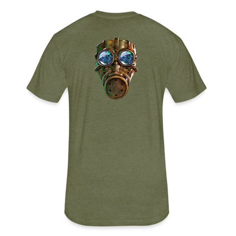 Danger Close Alpha w NFT Character (Back) - heather military green