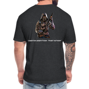 DANGER CLOSE ALPHA (Dark) w NFT Character (Back) - heather black