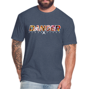 DANGER CLOSE ALPHA (Dark) w NFT Character (Back) - heather navy