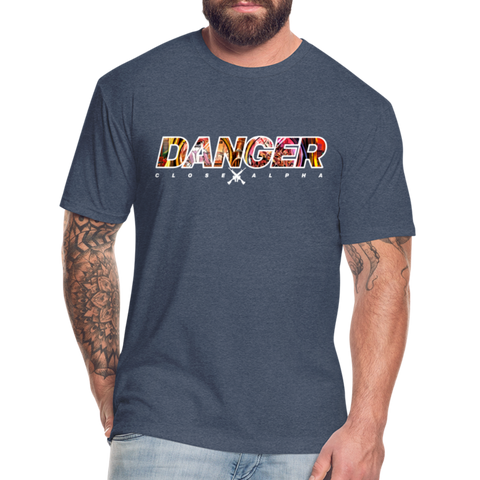 DANGER CLOSE ALPHA (Dark) w NFT Character (Back) - heather navy