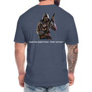 DANGER CLOSE ALPHA (Dark) w NFT Character (Back) - heather navy