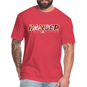 DANGER CLOSE ALPHA (Dark) w NFT Character (Back) - heather red
