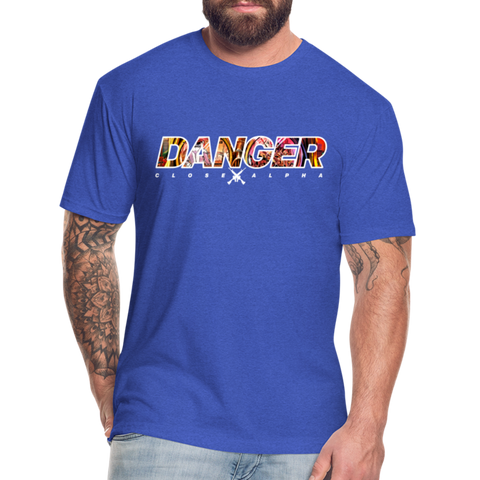 DANGER CLOSE ALPHA (Dark) w NFT Character (Back) - heather royal
