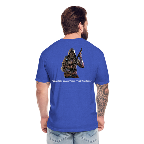 DANGER CLOSE ALPHA (Dark) w NFT Character (Back) - heather royal