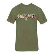 DANGER CLOSE ALPHA (Dark) w NFT Character (Back) - heather military green