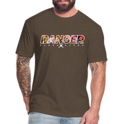 DANGER CLOSE ALPHA (Dark) w NFT Character (Back) - heather espresso