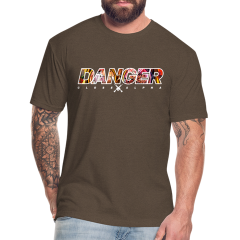 DANGER CLOSE ALPHA (Dark) w NFT Character (Back) - heather espresso