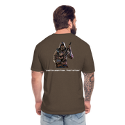 DANGER CLOSE ALPHA (Dark) w NFT Character (Back) - heather espresso