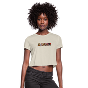 Women's Crypto Croptop - DCA (Light) - dust
