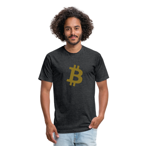 Bitcoin is Gold x enaeram - Bitcoin T-shirt - heather black