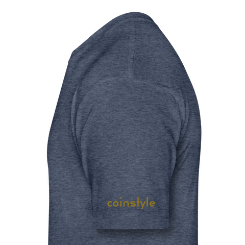 Bitcoin is Gold x enaeram - Bitcoin T-shirt - heather navy