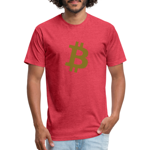 Bitcoin is Gold x enaeram - Bitcoin T-shirt - heather red