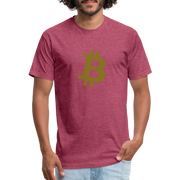 Bitcoin is Gold x enaeram - Bitcoin T-shirt - heather burgundy