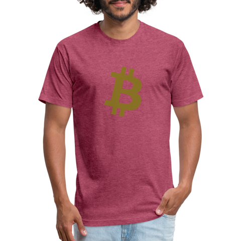 Bitcoin is Gold x enaeram - Bitcoin T-shirt - heather burgundy