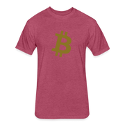 Bitcoin is Gold x enaeram - Bitcoin T-shirt - heather burgundy