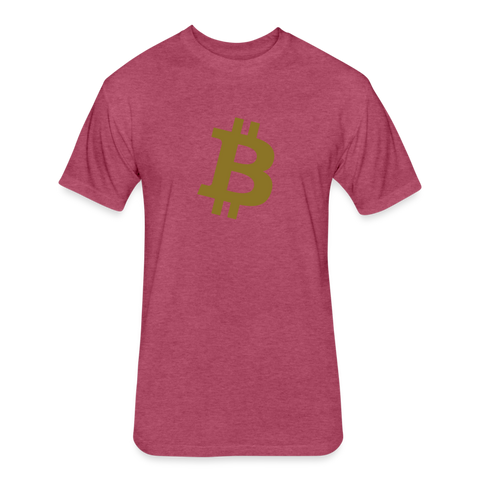 Bitcoin is Gold x enaeram - Bitcoin T-shirt - heather burgundy