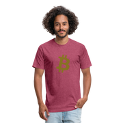 Bitcoin is Gold x enaeram - Bitcoin T-shirt - heather burgundy