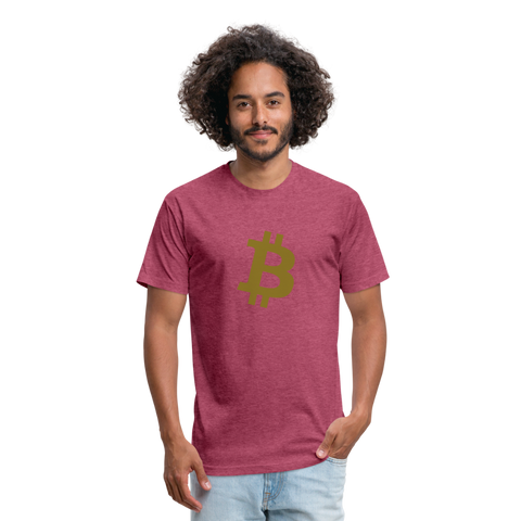 Bitcoin is Gold x enaeram - Bitcoin T-shirt - heather burgundy