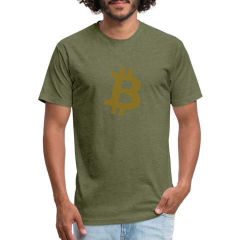 Bitcoin is Gold x enaeram - Bitcoin T-shirt - heather military green