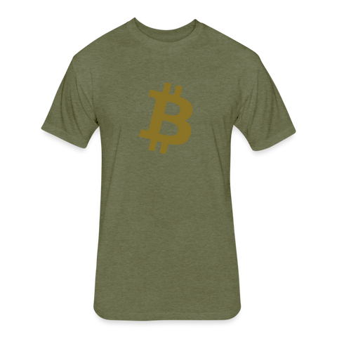 Bitcoin is Gold x enaeram - Bitcoin T-shirt - heather military green