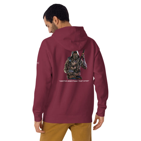 Danger Close Alpha Hoodie w NFT Character on the Back